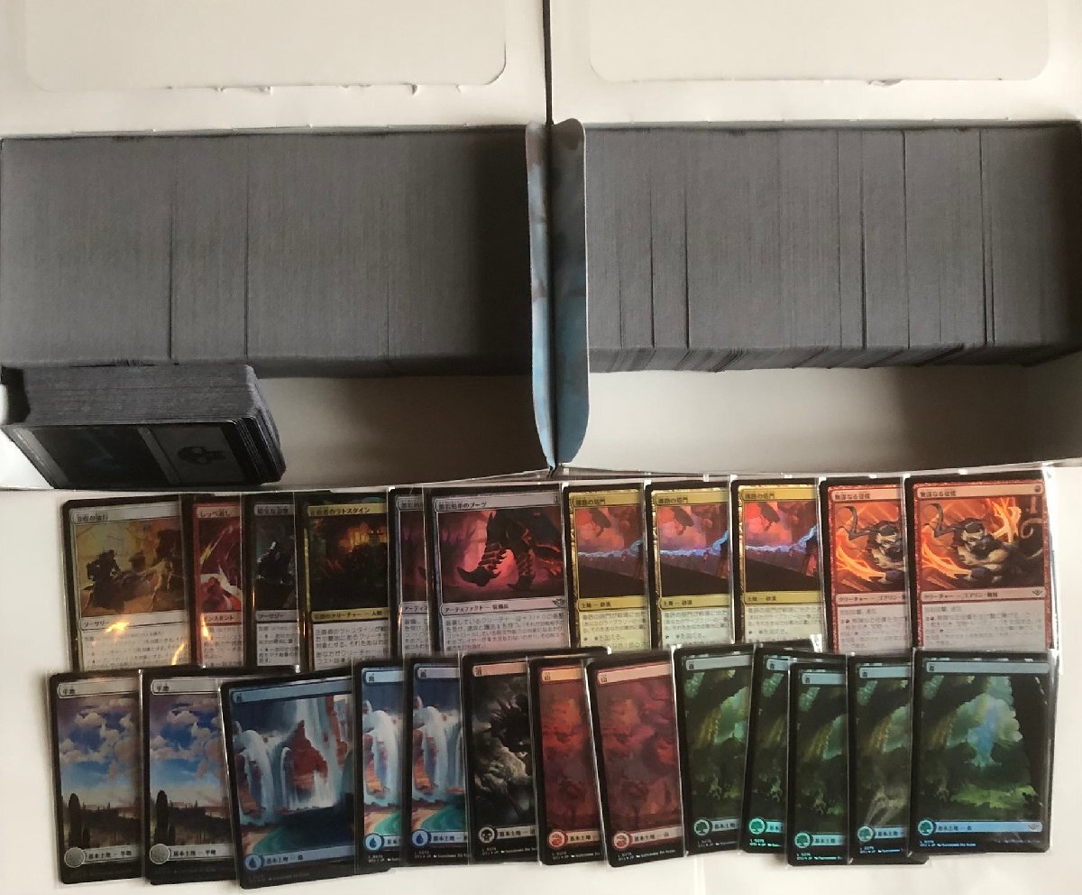 FOIL▼MTG▼サンダー・ジャンクションの無法者▼日▼プレイ・ブースター35BOX分（1300枚以上）のFOILアンコモン、コモンセット Bの画像1