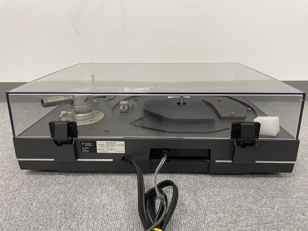 B107-CH4-450 SONY ソニー PS-X70 STEREO TURNTABLE SYSTEM ステレオターンテーブルシステム ※通電確認済み_画像4