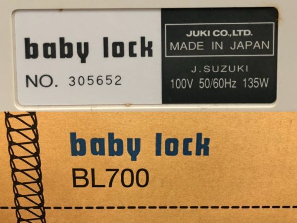 D314-CH2-752 JUKI Juki швейная машина baby lock швейная машинка с оверлоком BL700 Kimi корм tou модель foot контроллер есть * игла рабочее состояние подтверждено 