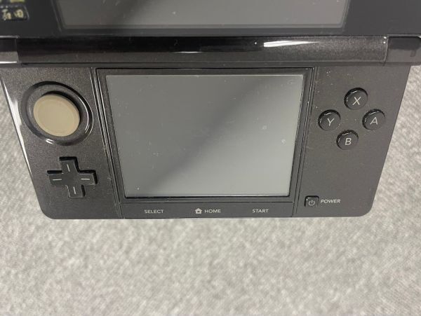 D106-I30-5672 nintendo Nintendo 3DS body black serial number equipped * operation verification ending 