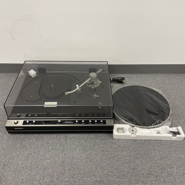 B107-CH4-450 SONY ソニー PS-X70 STEREO TURNTABLE SYSTEM ステレオターンテーブルシステム ※通電確認済み_画像1