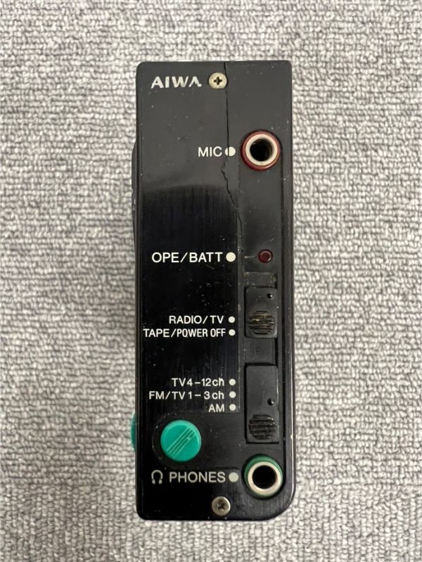 D630-CH3-1168 aiwa アイワ カセットボーイ HS-J9 ステレオラジオカセットレコーダーの画像4
