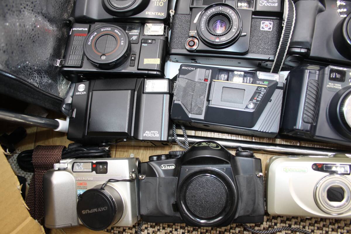 コンパクトカメラ 60台以上 ジャンクセット konica C35 AF2 ＋ ESPIO ＋ GOKO＋ Nikon TW2D ＋ Vixen VX-2 ＋ Capios 140 等 まとめて 大量の画像2