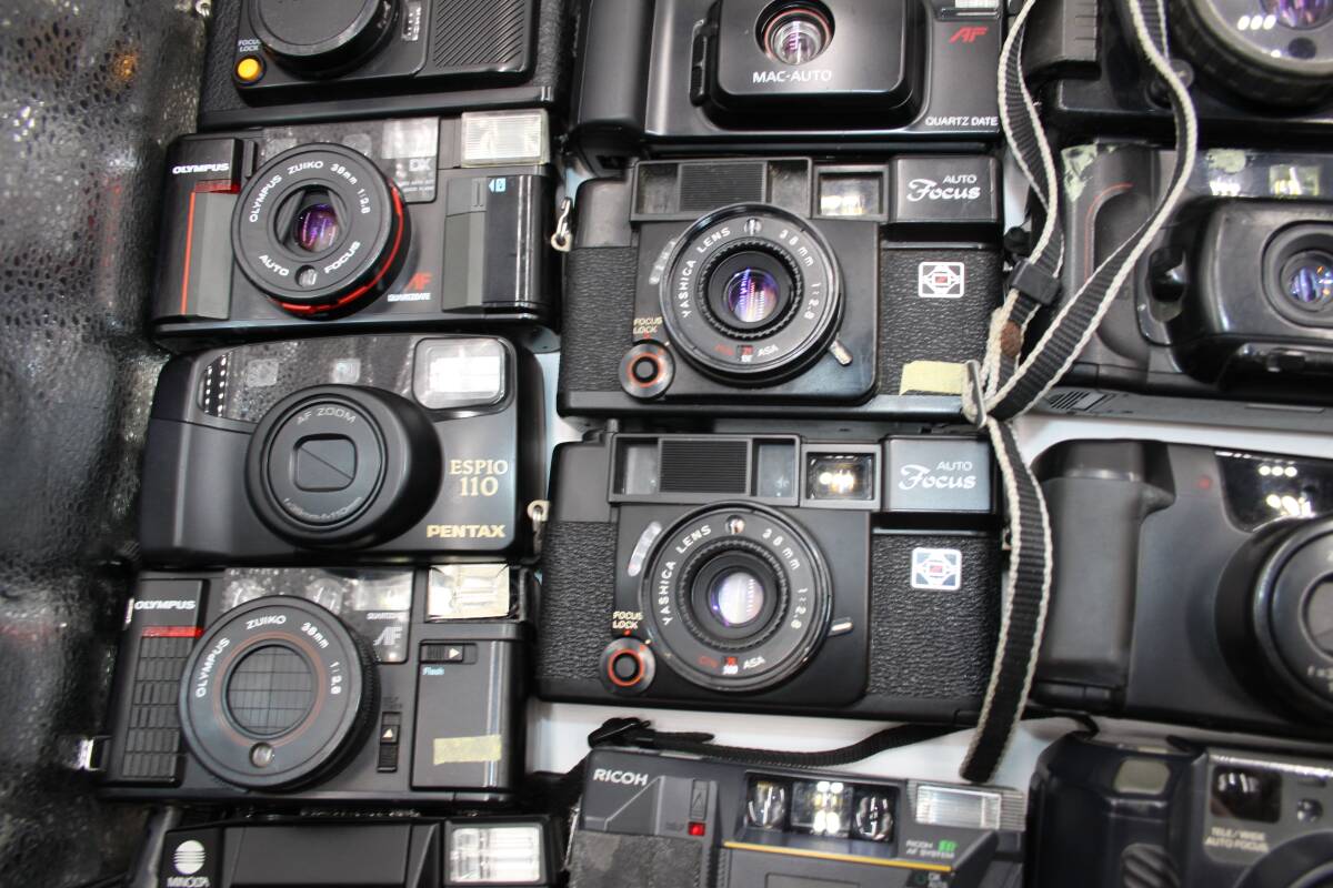 コンパクトカメラ 60台以上 ジャンクセット konica C35 AF2 ＋ ESPIO ＋ GOKO＋ Nikon TW2D ＋ Vixen VX-2 ＋ Capios 140 等 まとめて 大量の画像3