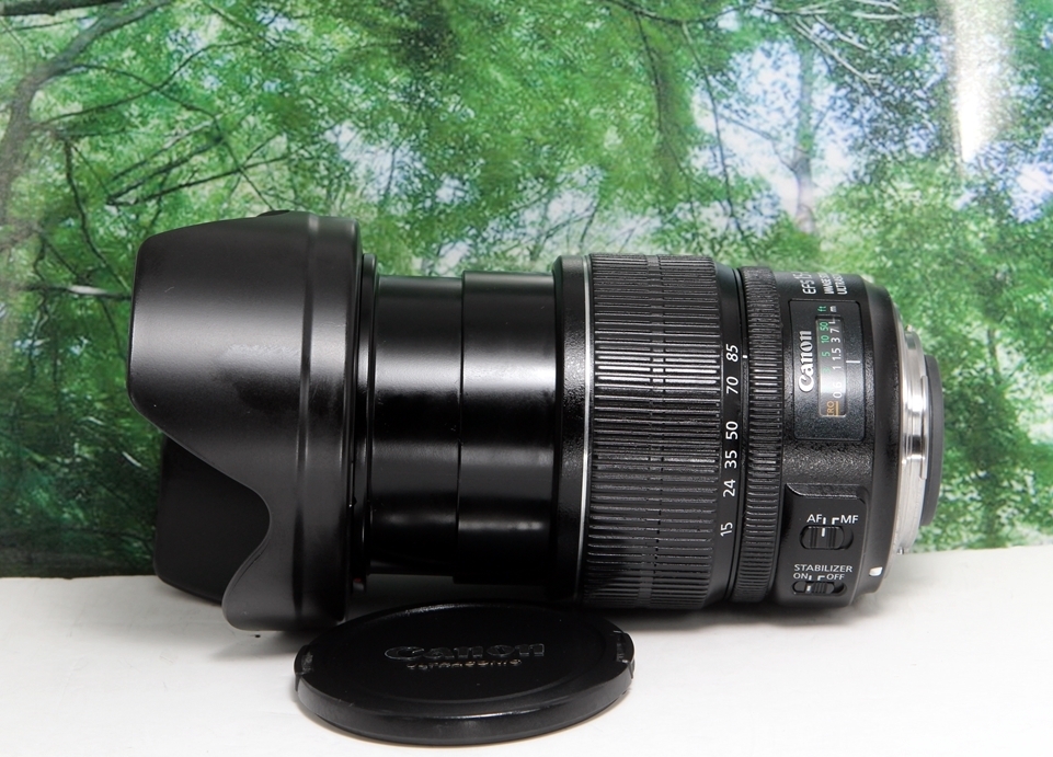 ☆便利な超広角レンズ☆Canon EF-S 15-85mm IS USM♪レンズフード付きで気分はプロカメラマン♪レンズフード新品☆_画像8