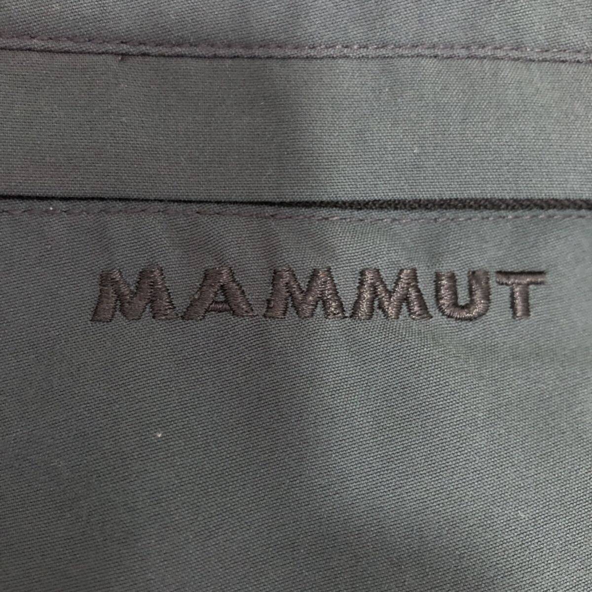 美品 MAMMUT マムート トレッカーズパンツ ボトム ハイキングパンツ 3XDRY カーキ 緑 XL相当 マンモス 刺繍 アウトドア メンズの画像8