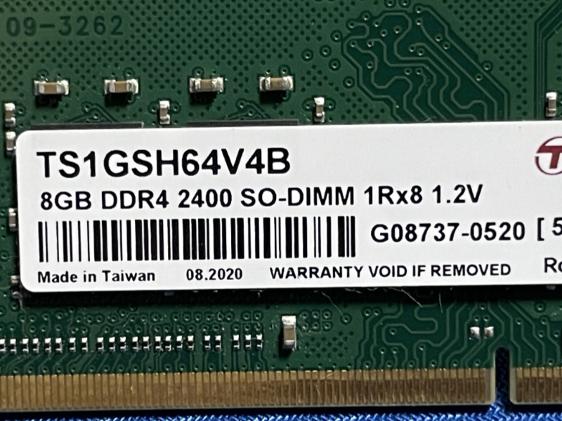 Transcend DDR4 2400 16GB(8GB2) の画像1