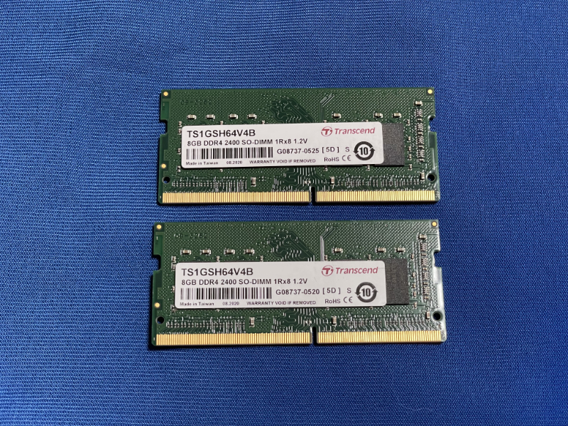 Transcend DDR4 2400 16GB(8GB2) の画像2