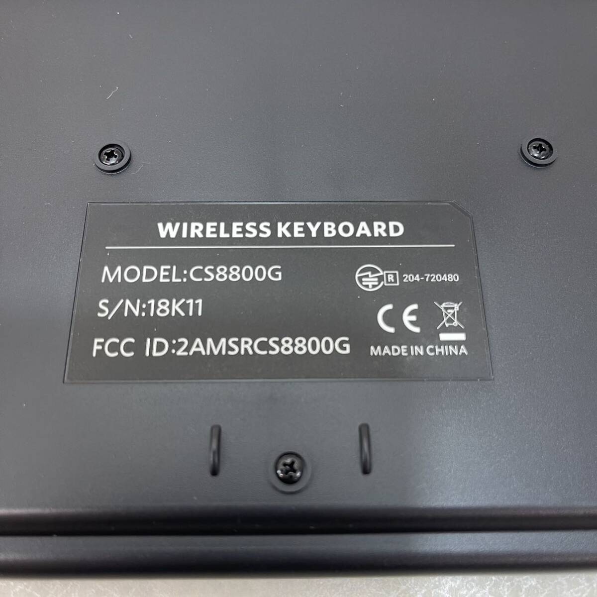 H2043★未使用品★開封済み WIRELESS KEYBOARD キーボード USB cs8800gの画像6