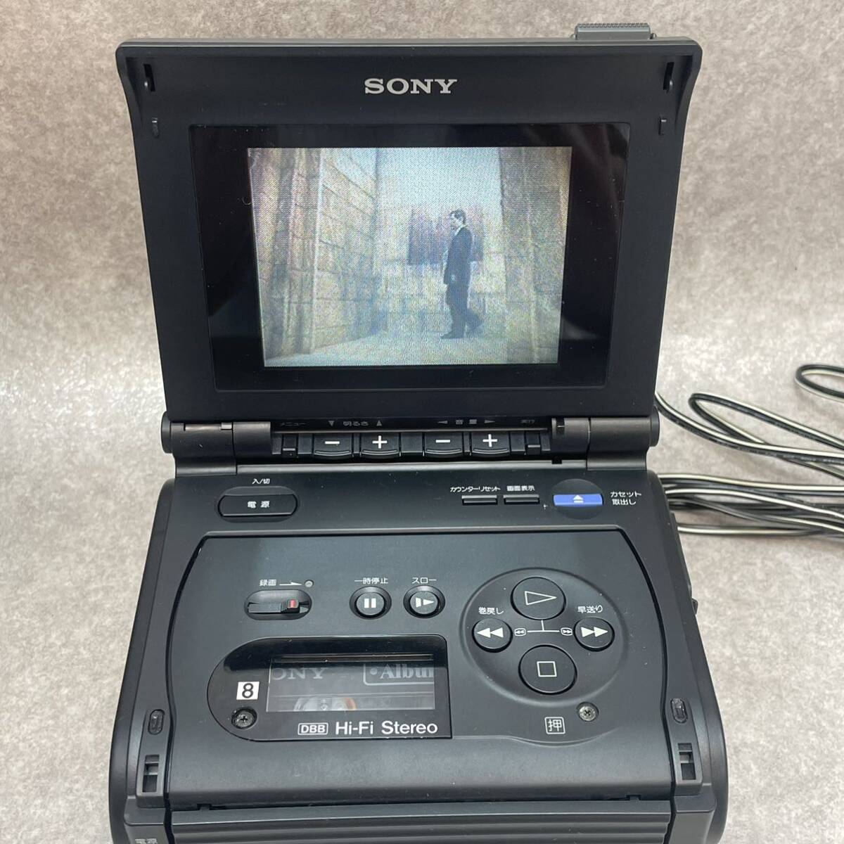 A5025★SONY/ソニー  GV-SX50 VIDEO8 ビデオカセットレコーダー 中古 再生OK 元箱/説明書付きの画像2