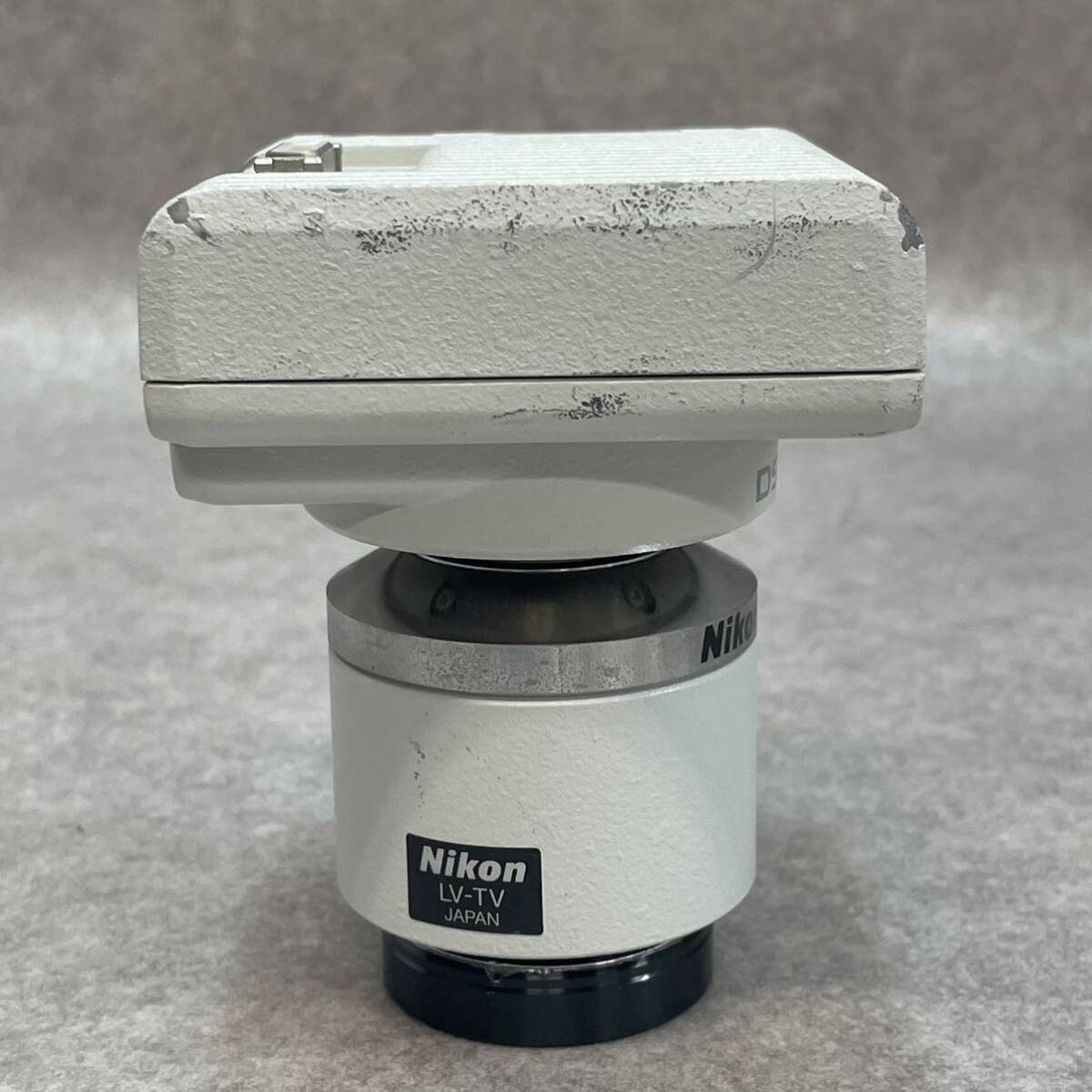 J2630★Nikon Digital Sight DS-Fi1 顕微鏡用デジタルカメラ //Nikon LV-TV 三眼管アダプター 付き _画像2