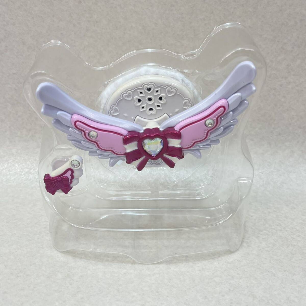 H2060★中古品★スマイルプリキュア ウルトラキュアデコル　ミラクル翼パフ&キュアデコルセット　動作未確認BANDAI 