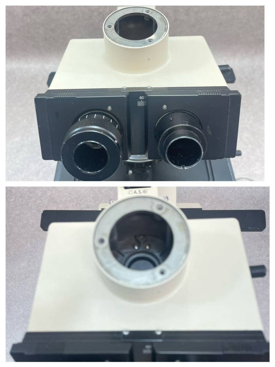 B1002★OLYMPUS オリンパス 双眼実体顕微鏡 BH2-UMA 通電のみ確認　現状品_画像7