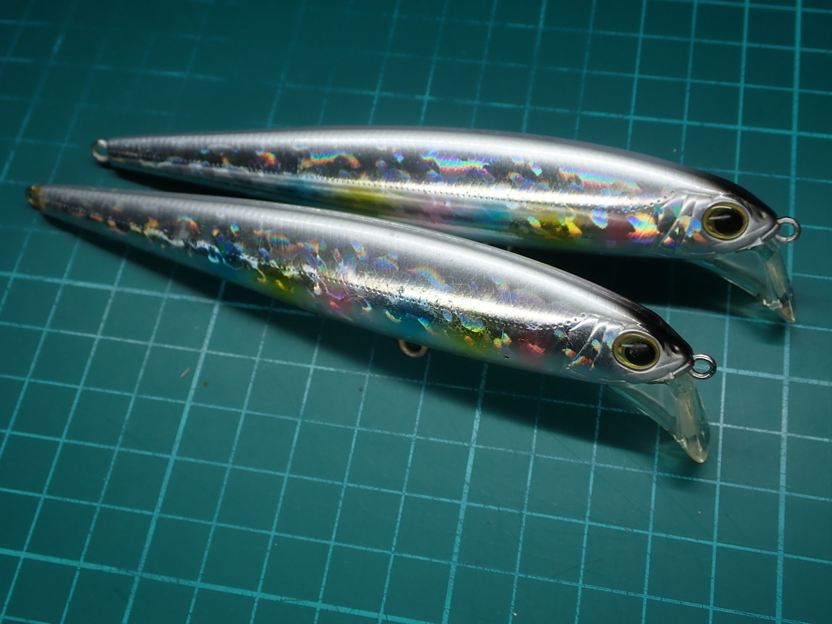 ジップベイツ ザブラ ウィスパー 127syと96sy  ZipBaits ZBL 中古4個セットの画像7