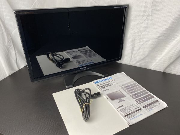 tun★MITSUBISHI 三菱 23型ワイド液晶ディスプレイ RDT232WX（BK) IPS ノングレア（反射防止） ブラック PCモニター ジャンク品★の画像1