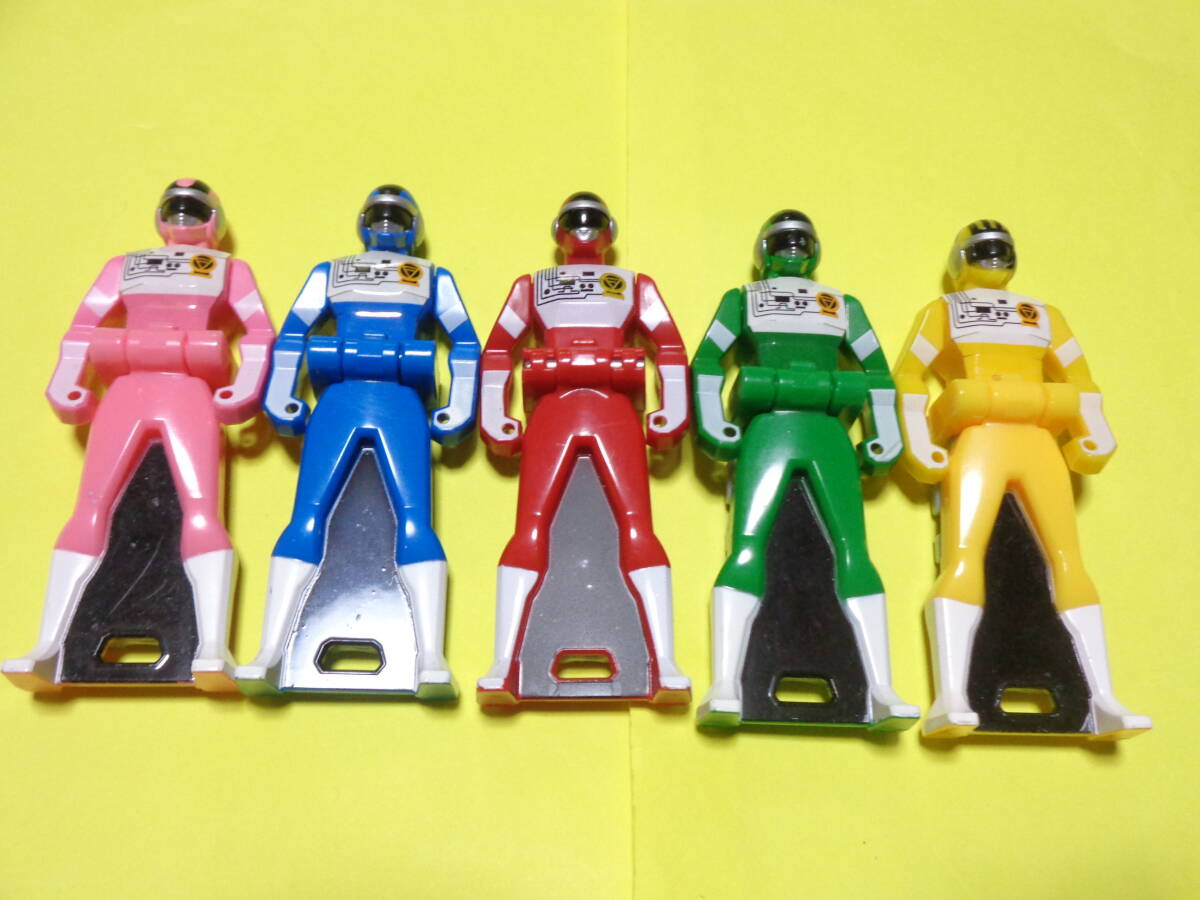 海賊戦隊ゴーカイジャー/レンジャーキー　超電子バイオマン　全5種 レッドワン グリーンツー ブルースリー イエローフォー ピンクファイブ