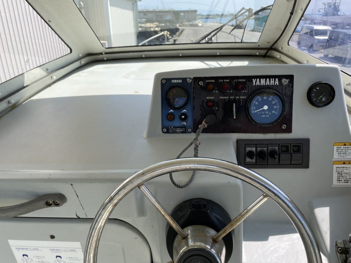 ヤマハ ドライブ船 YD-24 D201KH H12年式 ワンオーナー艇 低燃費 MAX23ノット_画像7