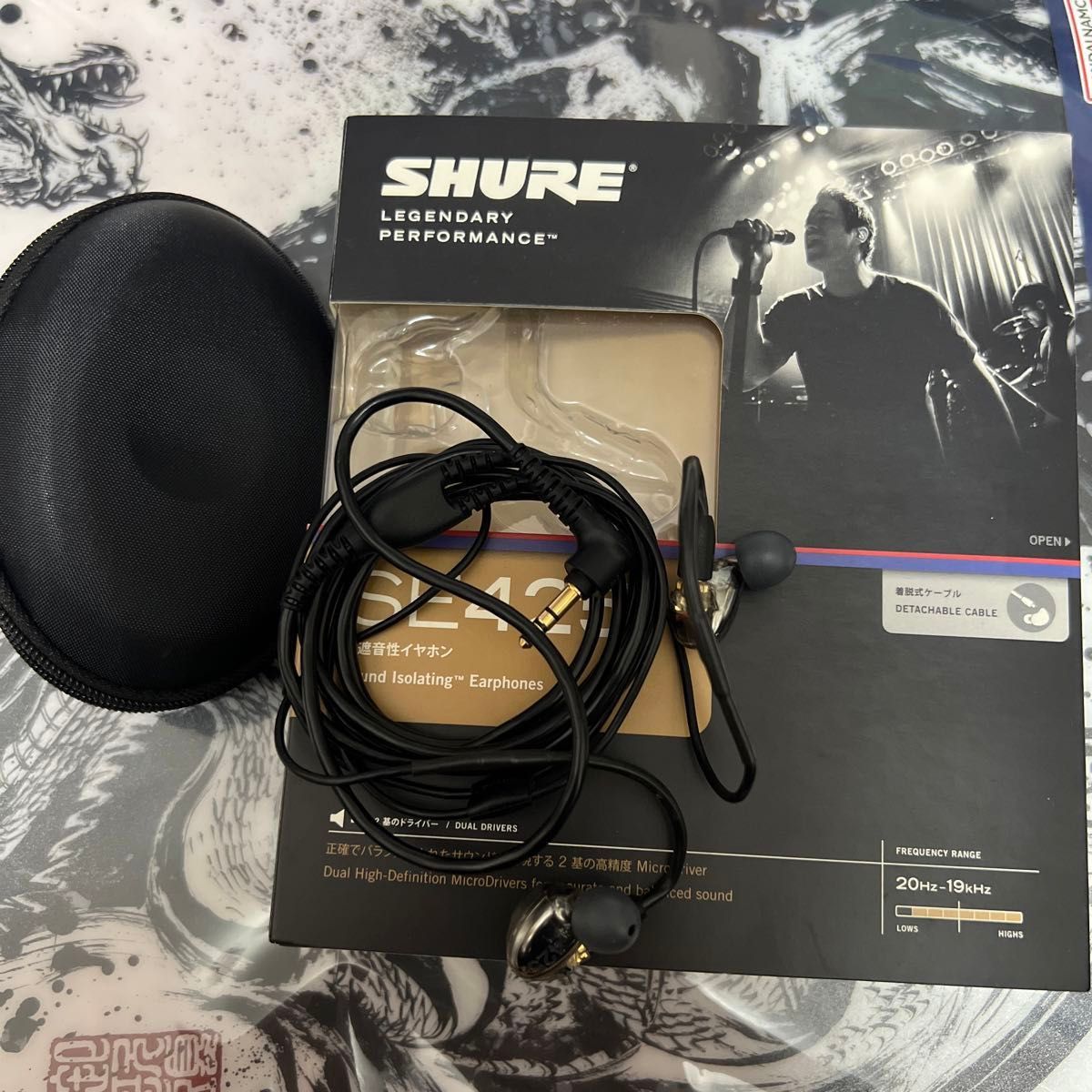 SE425-V-J （メタリックシルバー）SHURE カナル型イヤホン