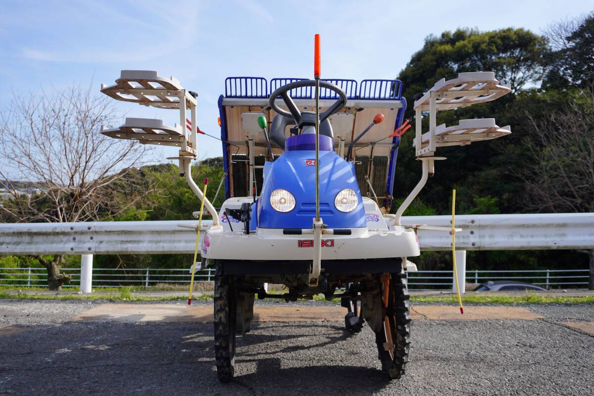*ISEKI машина для посадки риса P0294 Iseki сельско-хозяйственное оборудование ...PQ4 пересадка риса машина PQ4-D *4 статья * рабочее состояние подтверждено [ б/у товар ] Shizuoka озеро запад departure 