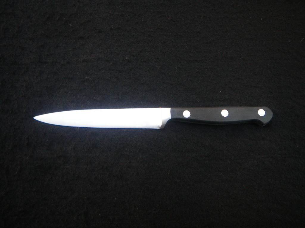 ED．WUSTHOF DREIZACK WERK INOX 4066 12cm x50 CrMo15 ドイツ製 knife ヴォストフ ドライザック ペティ パーリングナイフ 包丁の画像1