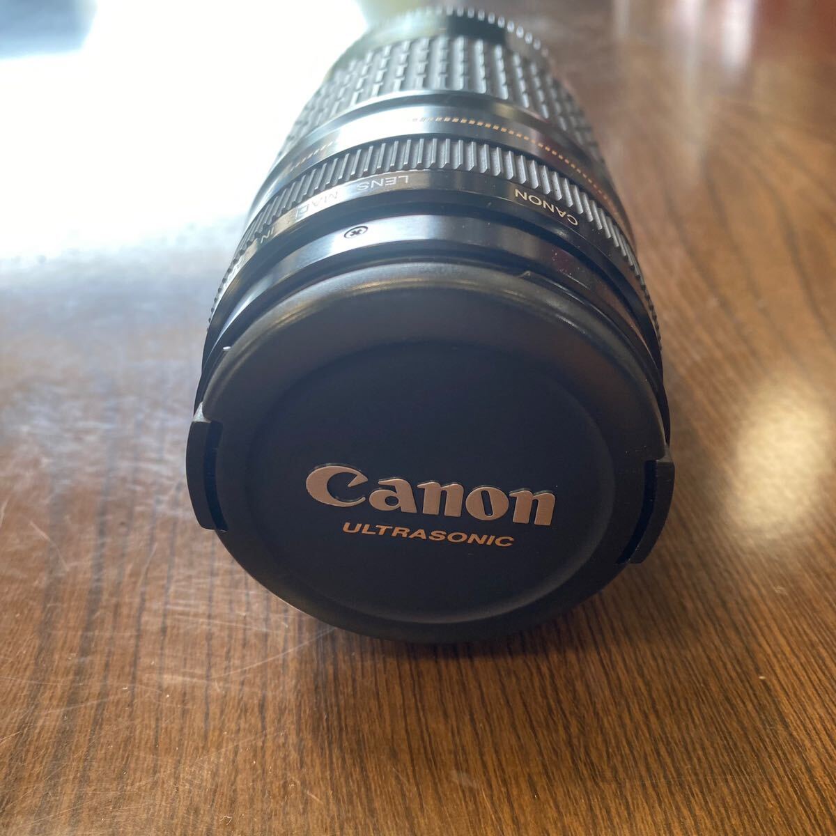 西542 キャノン Canon ZOOM LENS EF 75-300mm 1:4-5.6 ULTRASONIC 一眼カメラ用 レンズ 動作未確認 カバー付の画像2
