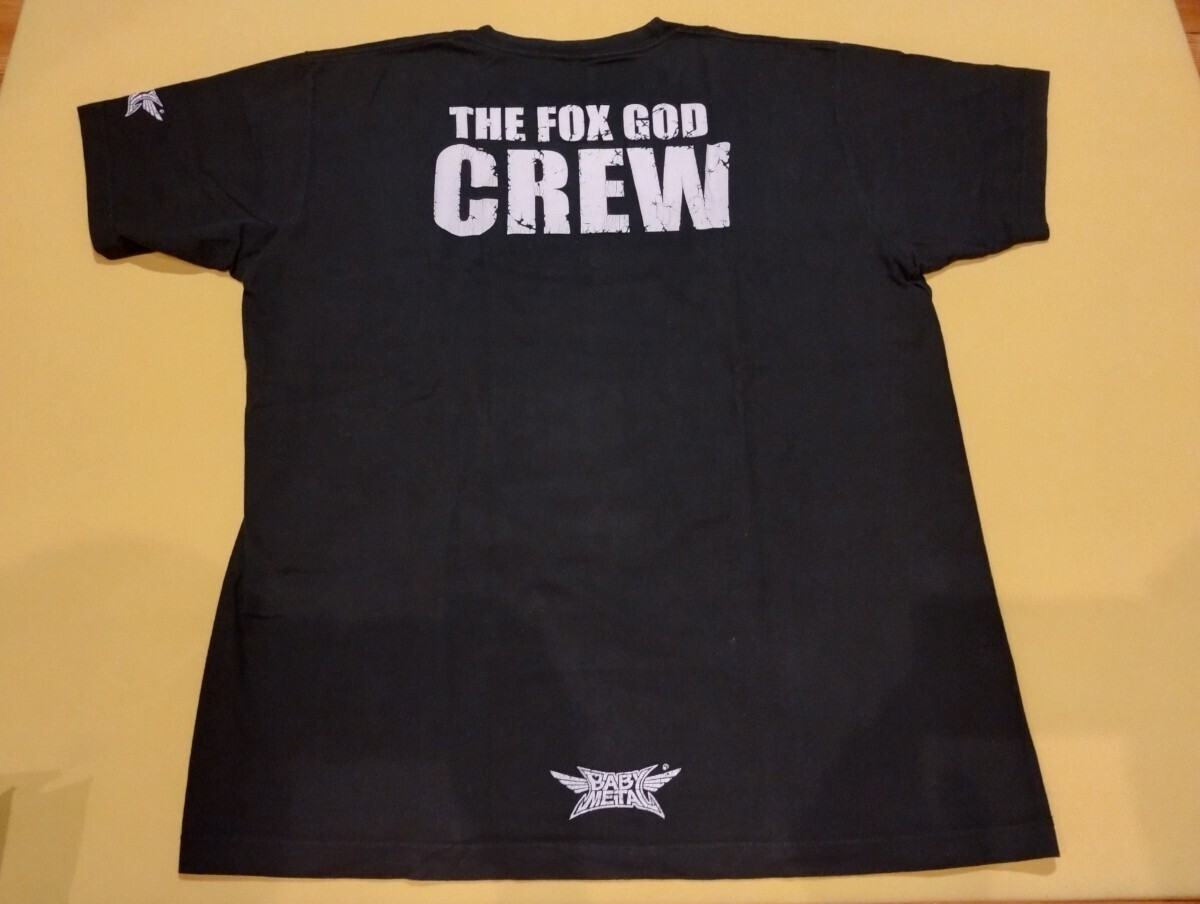 BABYMETAL THE FOX GOD CREW Tシャツ 非売品 ベビーメタル 2018年 USツアー 海外 クルー TEE 公式_画像1