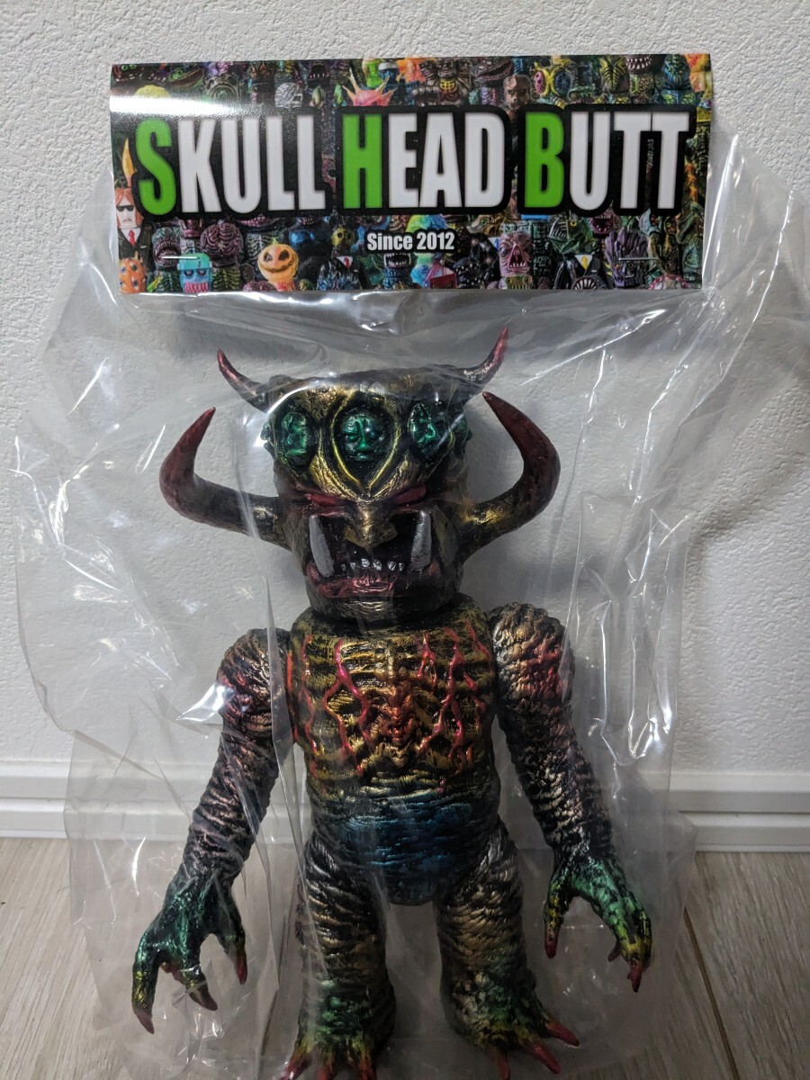 スカルヘッドバット マグマンX ミュータント SKULL HEAD BUTT マーミット KARZWORKS MARMIT (検)ソフビ izumonster zollmen h×s _画像1