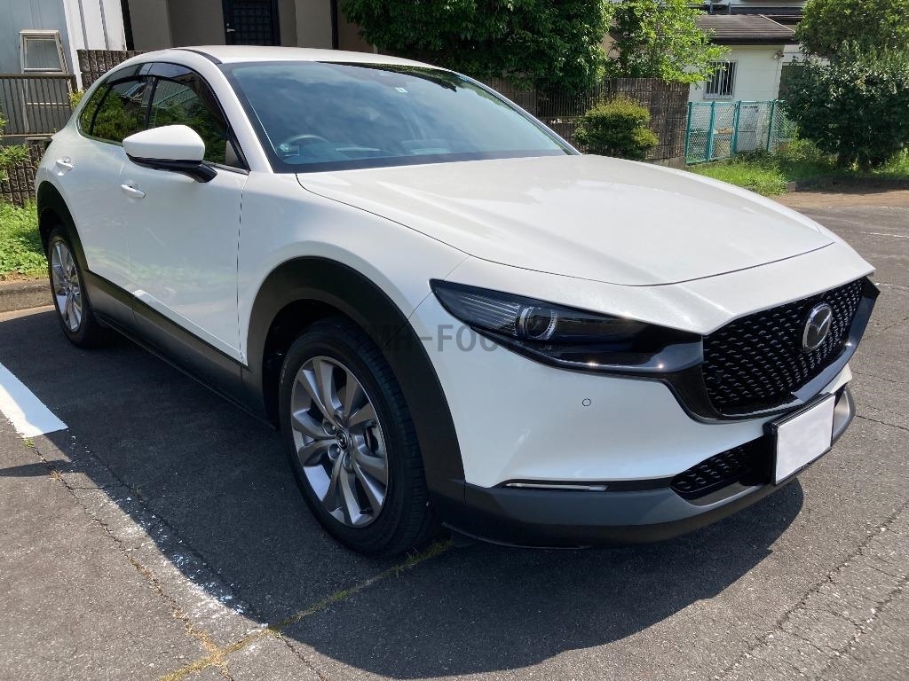 【送料無料】新品 マツダ CX-30 シグネチャーウイングカバー CX30 mazda フロントバンパーグリルスポイラー ブラック の画像6