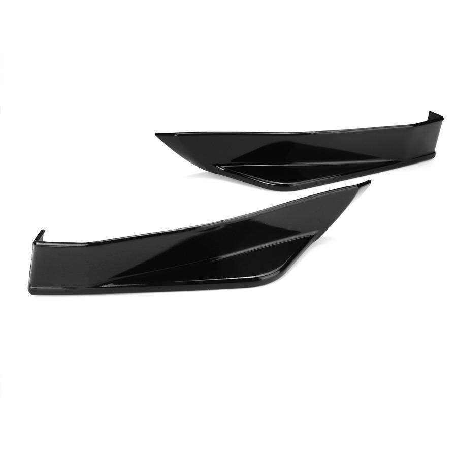 [ free shipping ] Subaru BRZ Toyota 86 ZN6 ZC6 rear under Canard rear bumper aero spoiler lustre black 