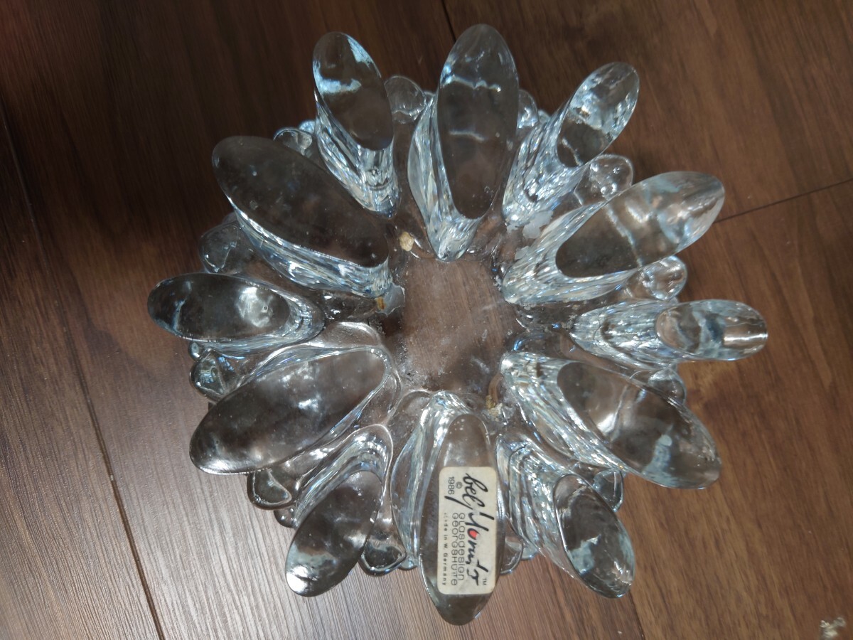 ドイツ製 ベルモント キャンドル ガラス ティーポットウォーマーの画像1