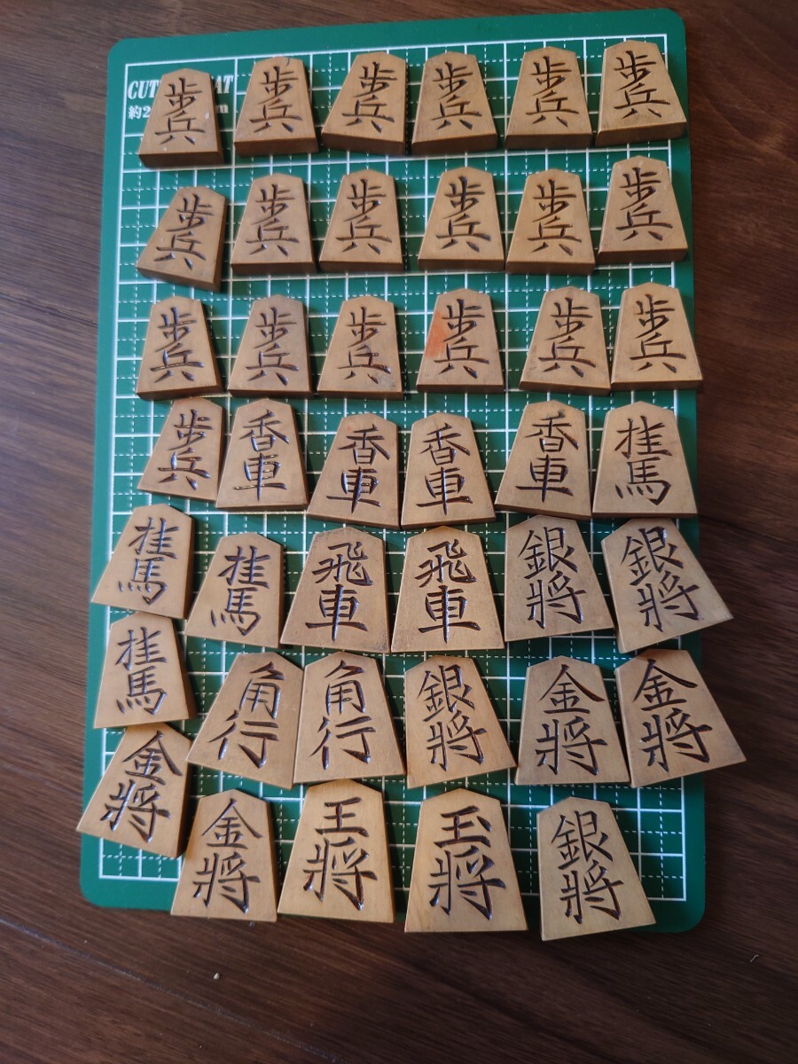  old shogi piece Zaimei 0 mountain work . mountain work? details unknown present condition goods 