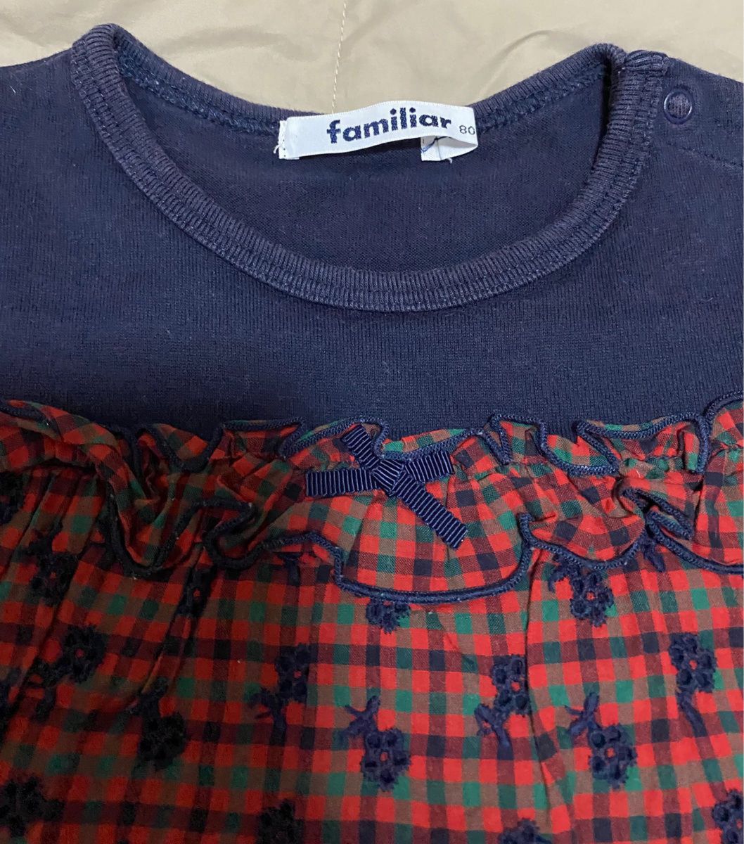 familiar　ファミリア　チュニック　半袖　tシャツ　80