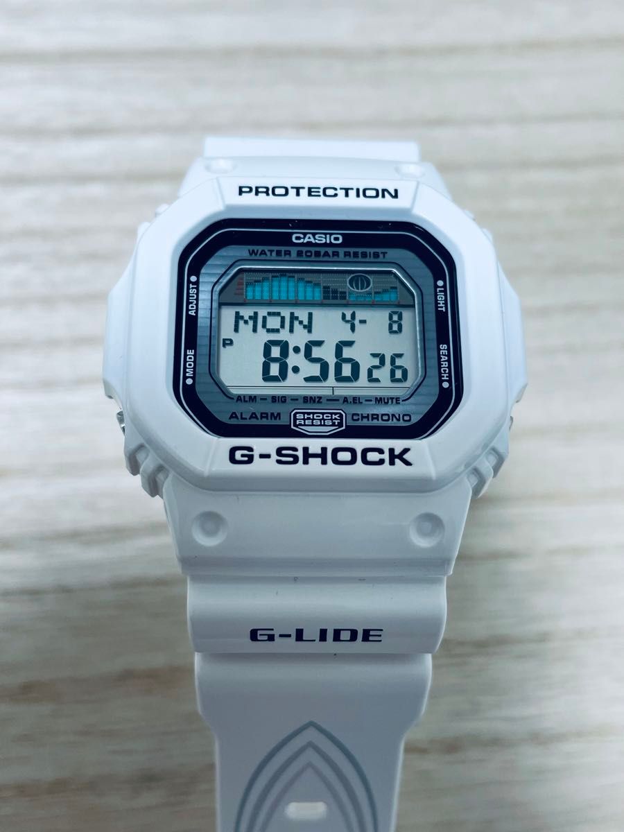 ☆【未使用】カシオ CASIO G-SHOCK G-LIDE GLX-5600 ベルトホワイト デジタル 腕時計