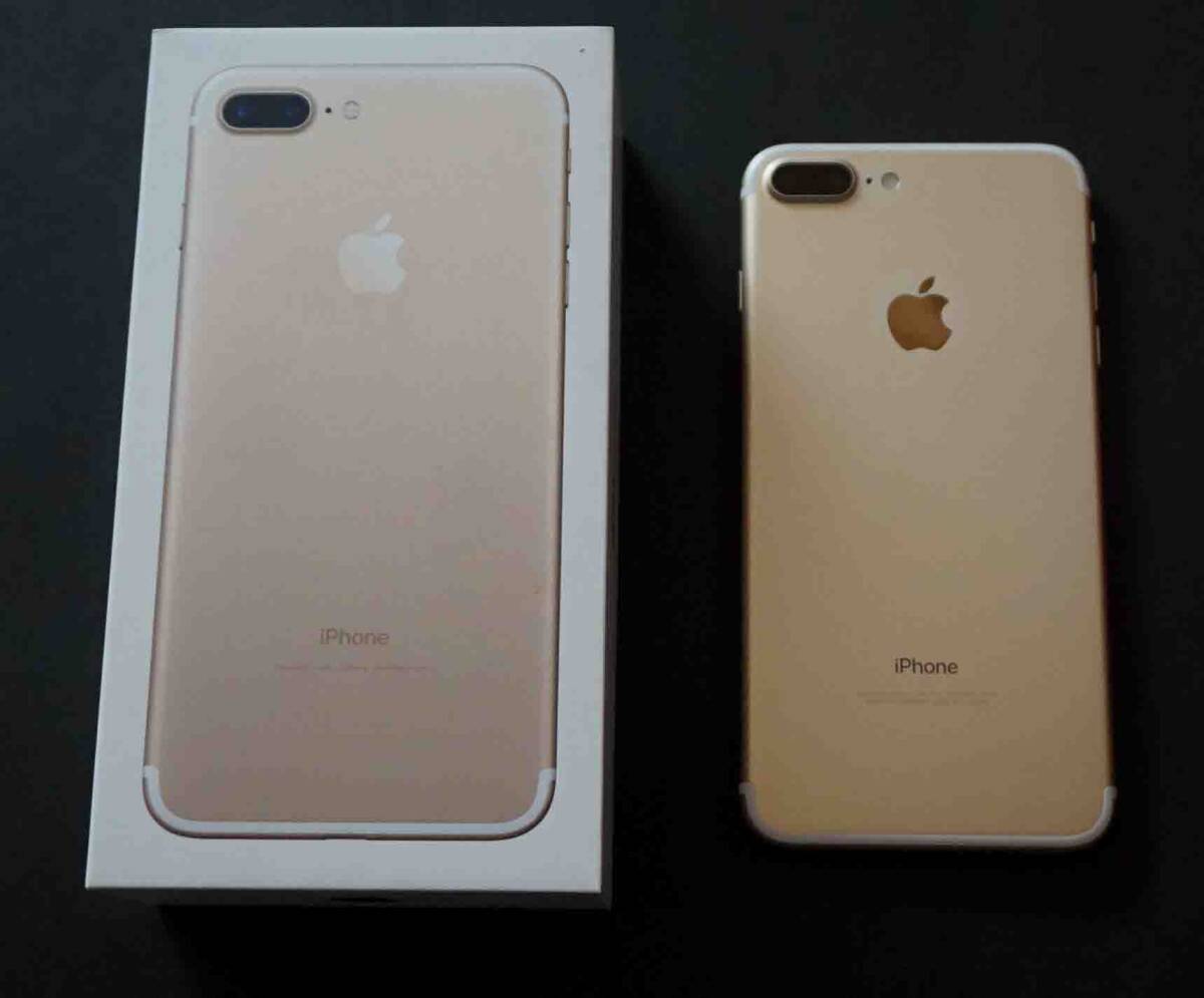 《中古》iPhone7 Plus スマホ スマートフォン 本体 ゴールド 32G バッテリー 99% SIMフリー 箱付 Apple  Store購入品》 動作確認済の画像5