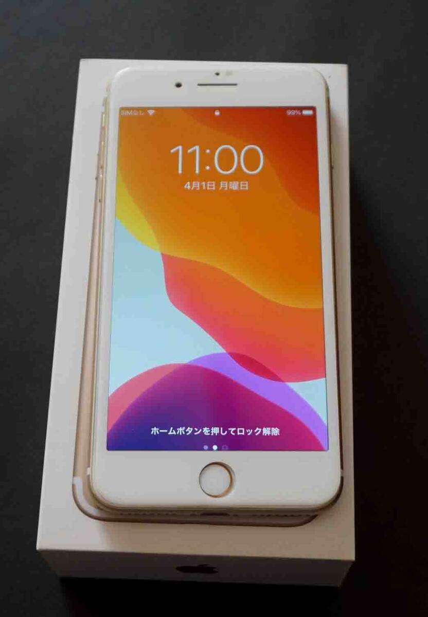 《中古》iPhone7 Plus スマホ スマートフォン 本体 ゴールド 32G バッテリー 99% SIMフリー 箱付 Apple  Store購入品》 動作確認済の画像6