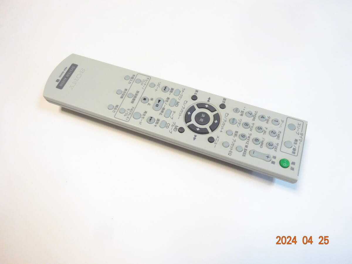 SONY CMT-M35WM用リモコン CD/MD/TAPE コンポ用リモコン HCD-M35WM用リモコン 純正品_画像2