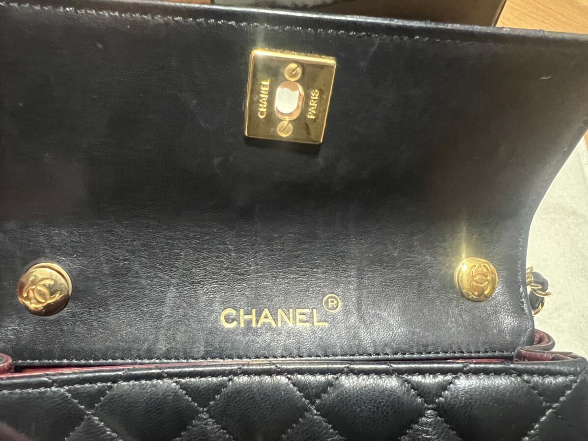 激レア！　シャネル CHANEL ミニ マトラッセ チェーンショルダーバッグ 美品　完品_画像6