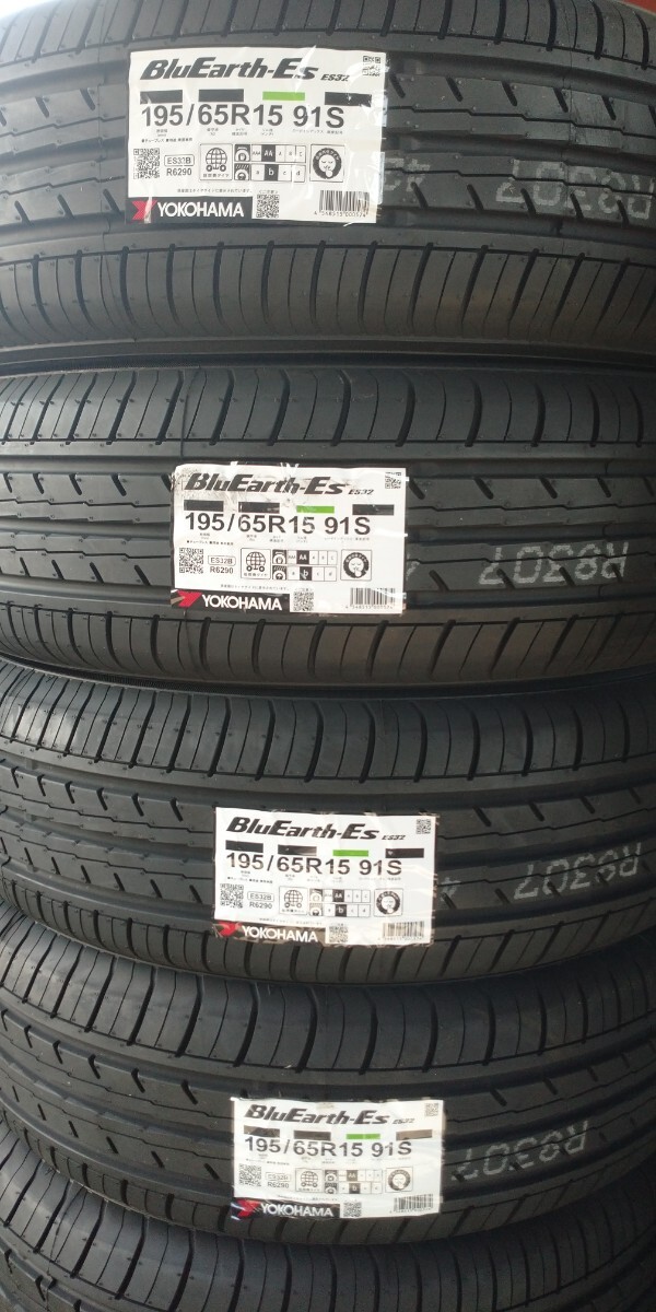 *YOKOHAMA*BluEarth-ES ES32 195/65R15 91S 24 year made 4ps.@ Honshu free shipping 