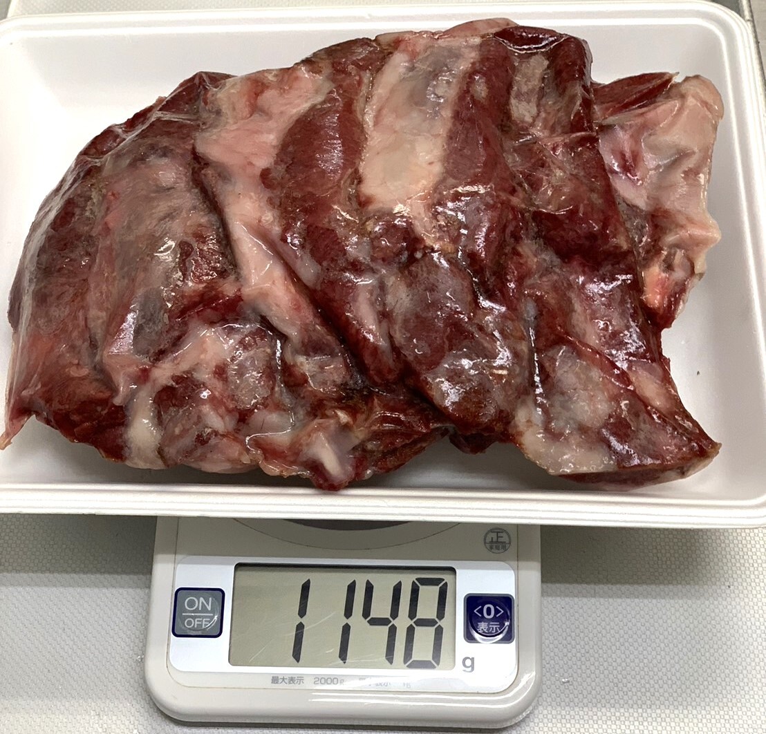 【ジビエ】ツキノワグマ スペアリブ カット済み １１４８ｇ 品質最高 熊肉の画像2