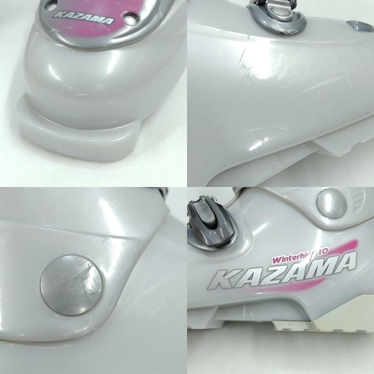[ б/у ] Kazama WINTERHIGH 10 лыжи ботинки 23-23.5cm Kids kazama Junior 