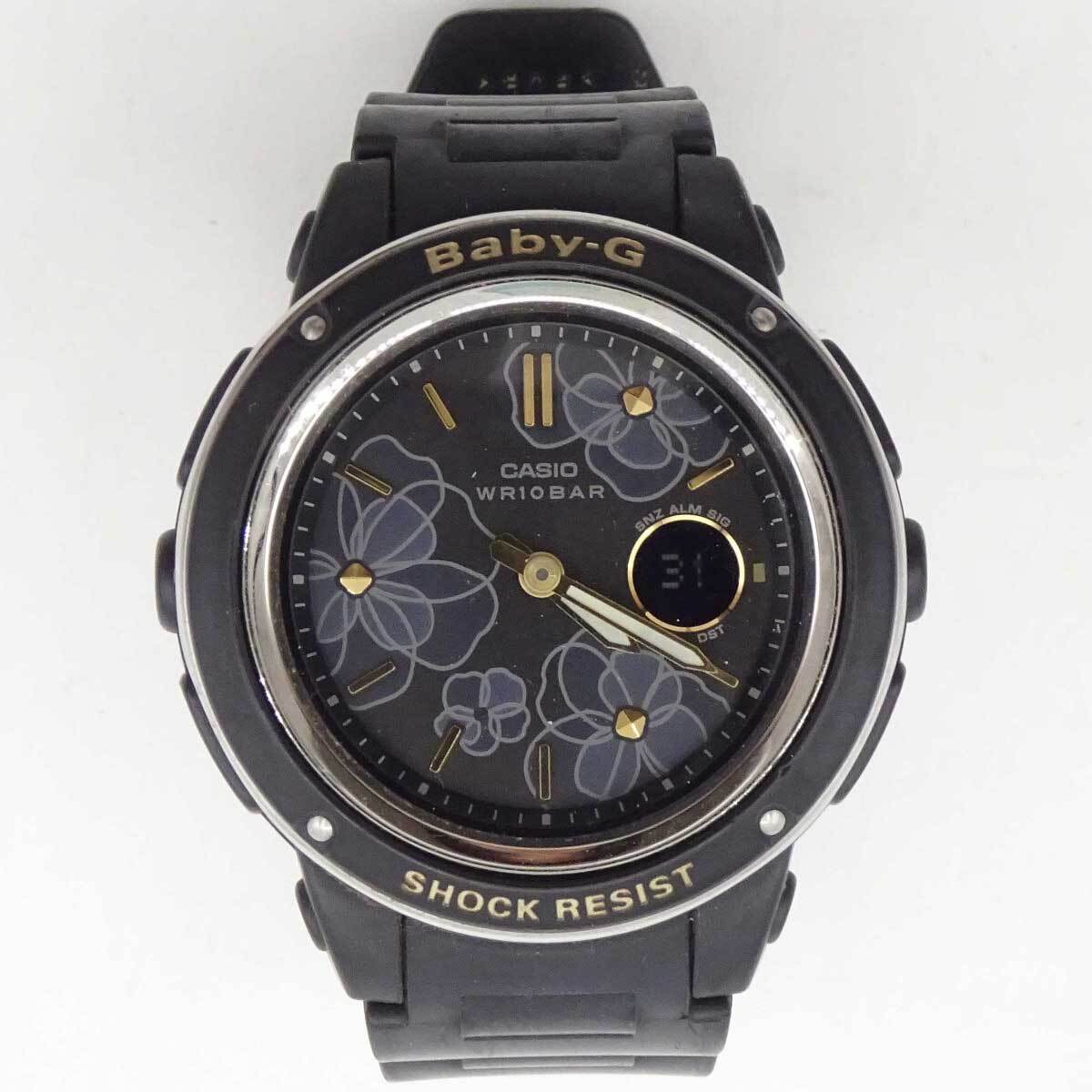 【 подержанный товар 】 casio   Baby-G ...G BGA-150FL  женский  CASIO  цветы   рукоятка   аналоговый   цифровая   наручные часы 
