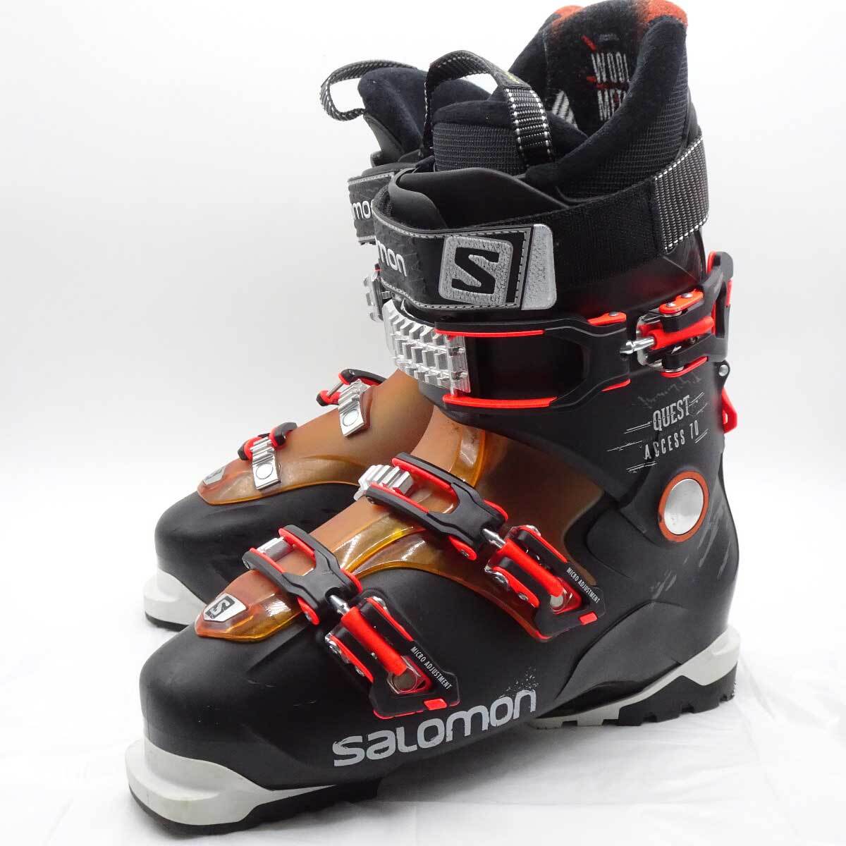 円高還元 スキー 70 ACCESS QUEST 【中古】サロモン ブーツ クエストアクセス SALOMON 27.5cm オールラウンド 27.5cm
