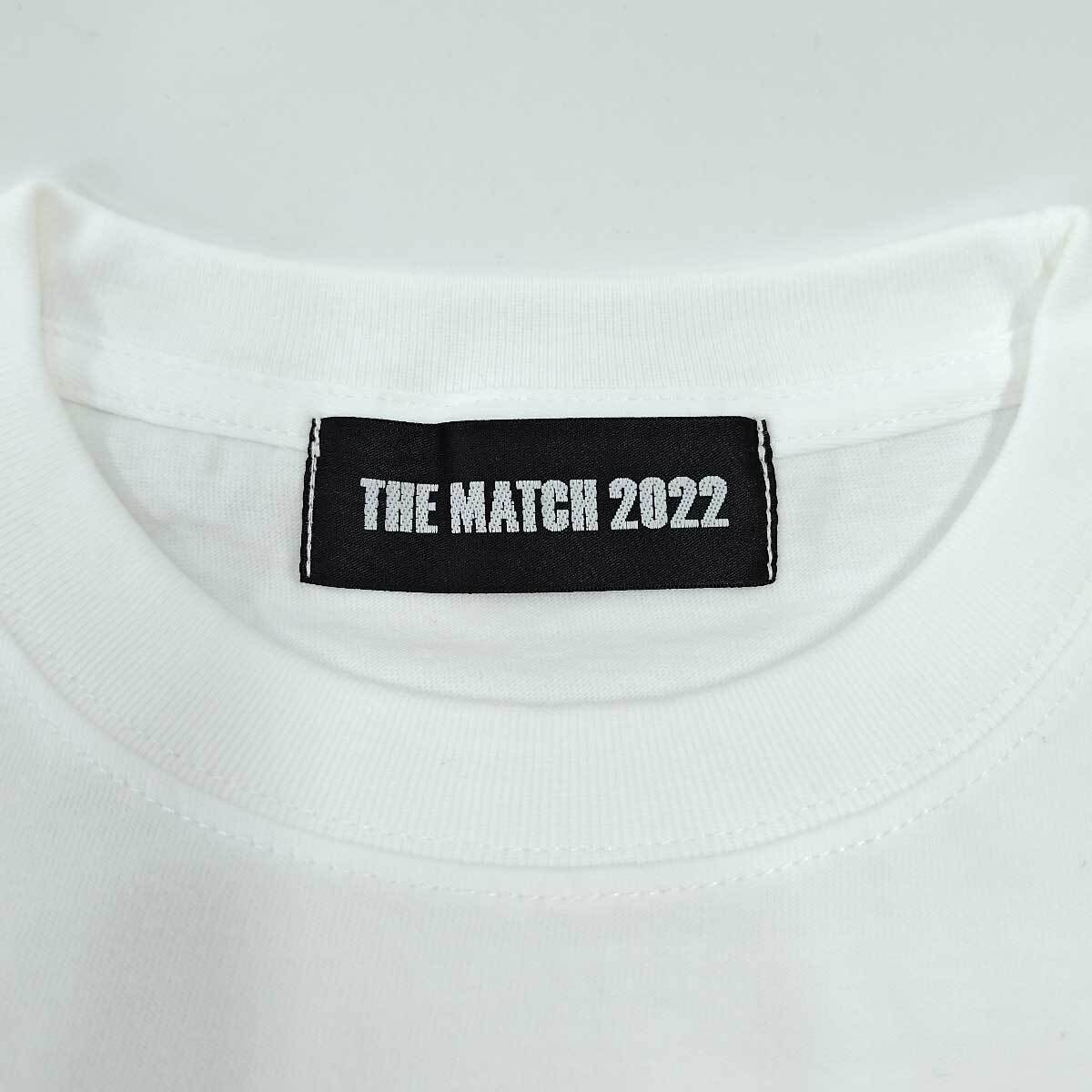 【中古・未使用品】THE MATCH 2022 Tシャツ 那須川天心 vs 武尊 L ホワイト メンズ K-1 キックボクシング_画像2