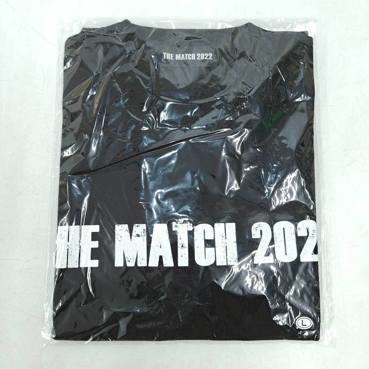 【中古・未使用品】THE MATCH 2022 Tシャツ L ブラック メンズ K-1 キックボクシング_画像5