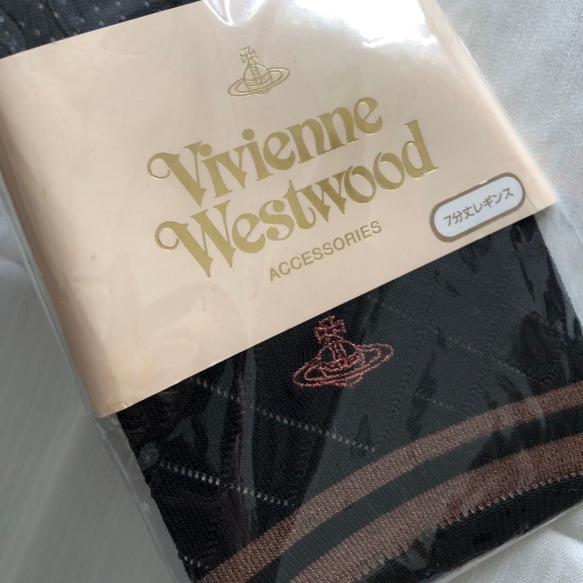 未使用品　ヴィヴィアンウエストウッド 7分丈レギンス　Vivienne Westwood オーブ　ブラック　M〜L 