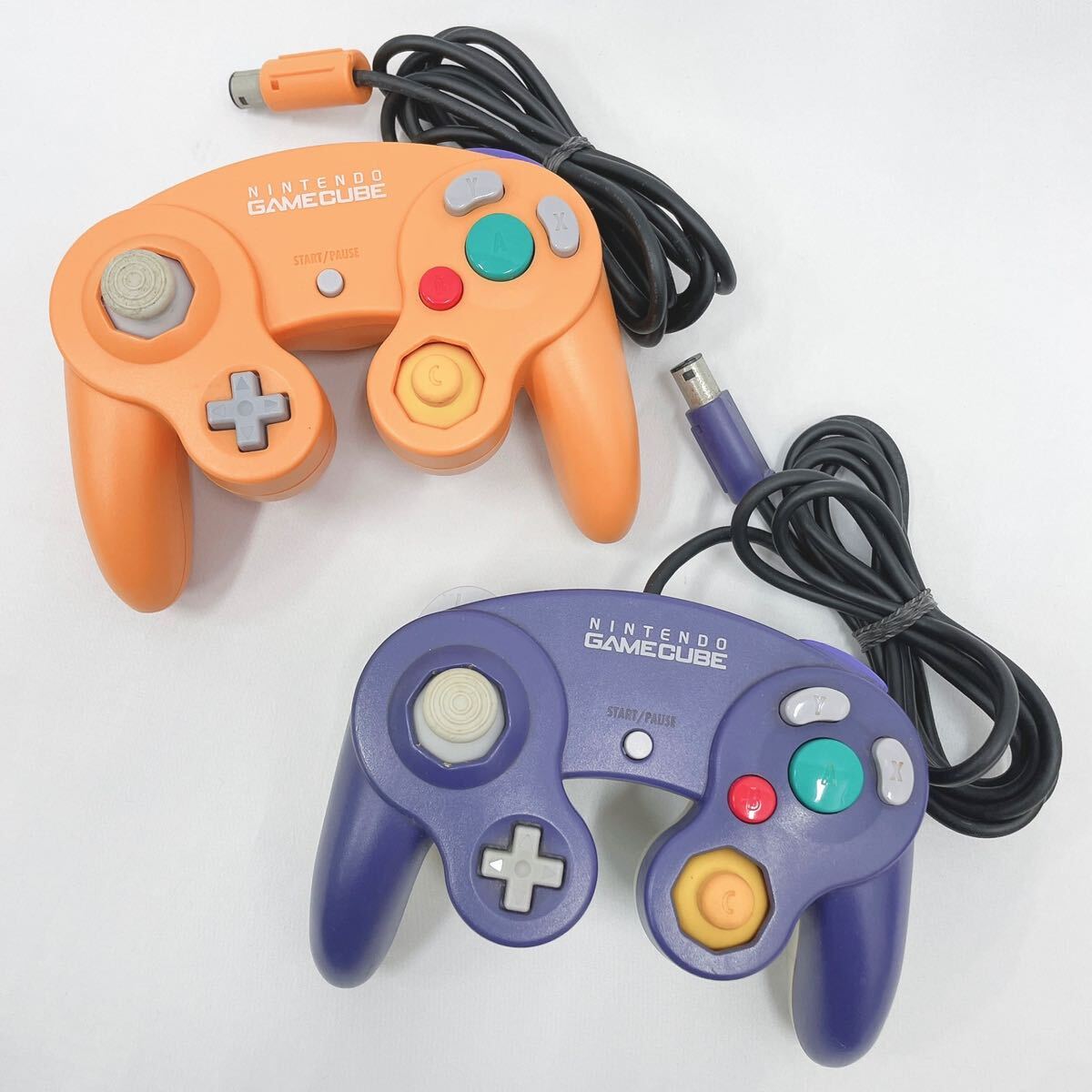 Nintendo Nintendo nintendo Game Cube контроллер 2 позиций комплект DOL-003 orange violet & прозрачный сопутствующие предметы R.03220