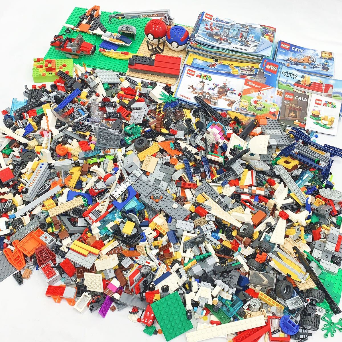 LEGO レゴ パーツ ブロック まとめて約7.6kg 大量 CITY/クリエイター/ニンジャゴー/マインクラフト/ハリーポッター 追加写真有り R店0412☆の画像2