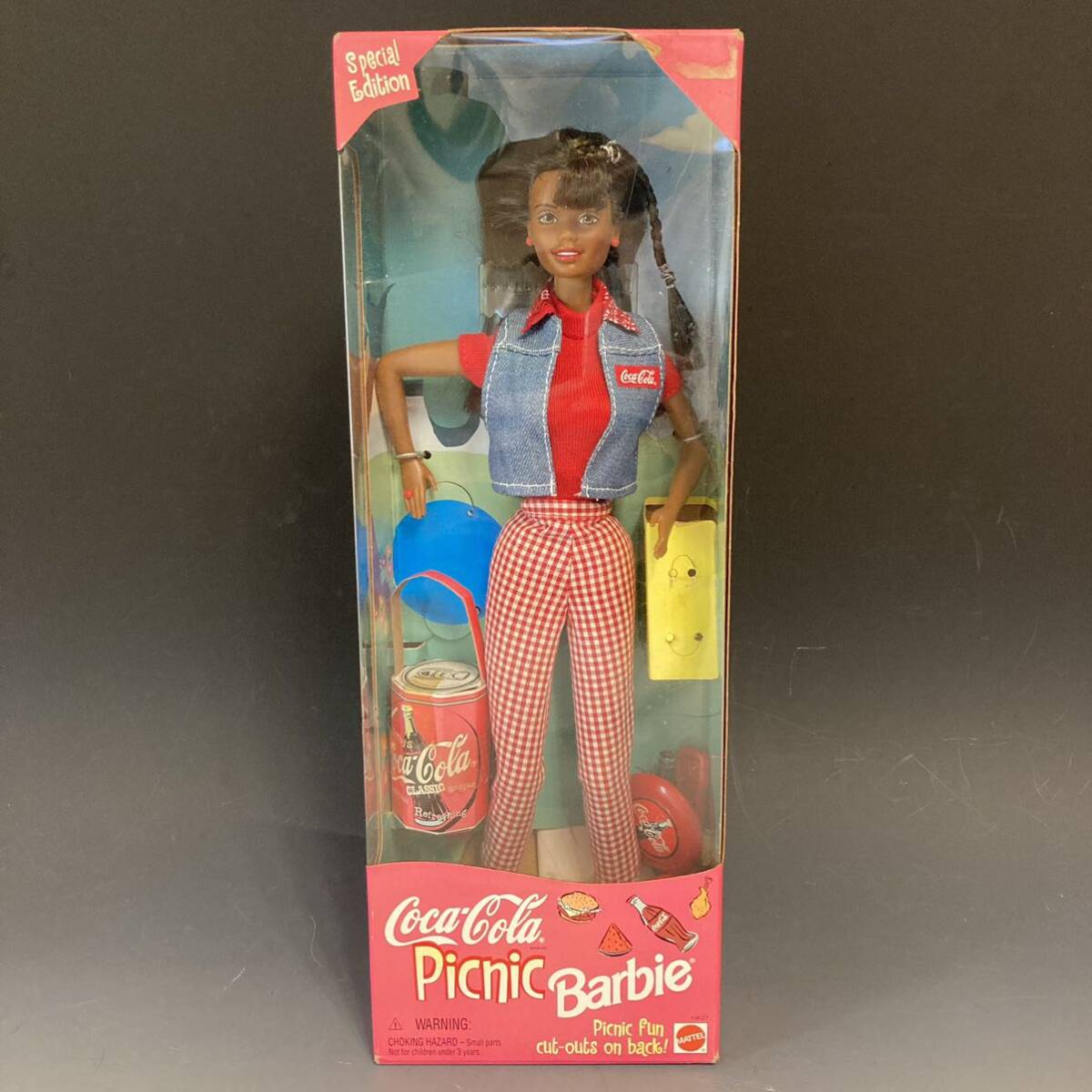 ②コカ・コーラ ピクニック バービー（未開封）マテル社 当時物 Coca Cola Picnic Barbie 着せ替え人形の画像1