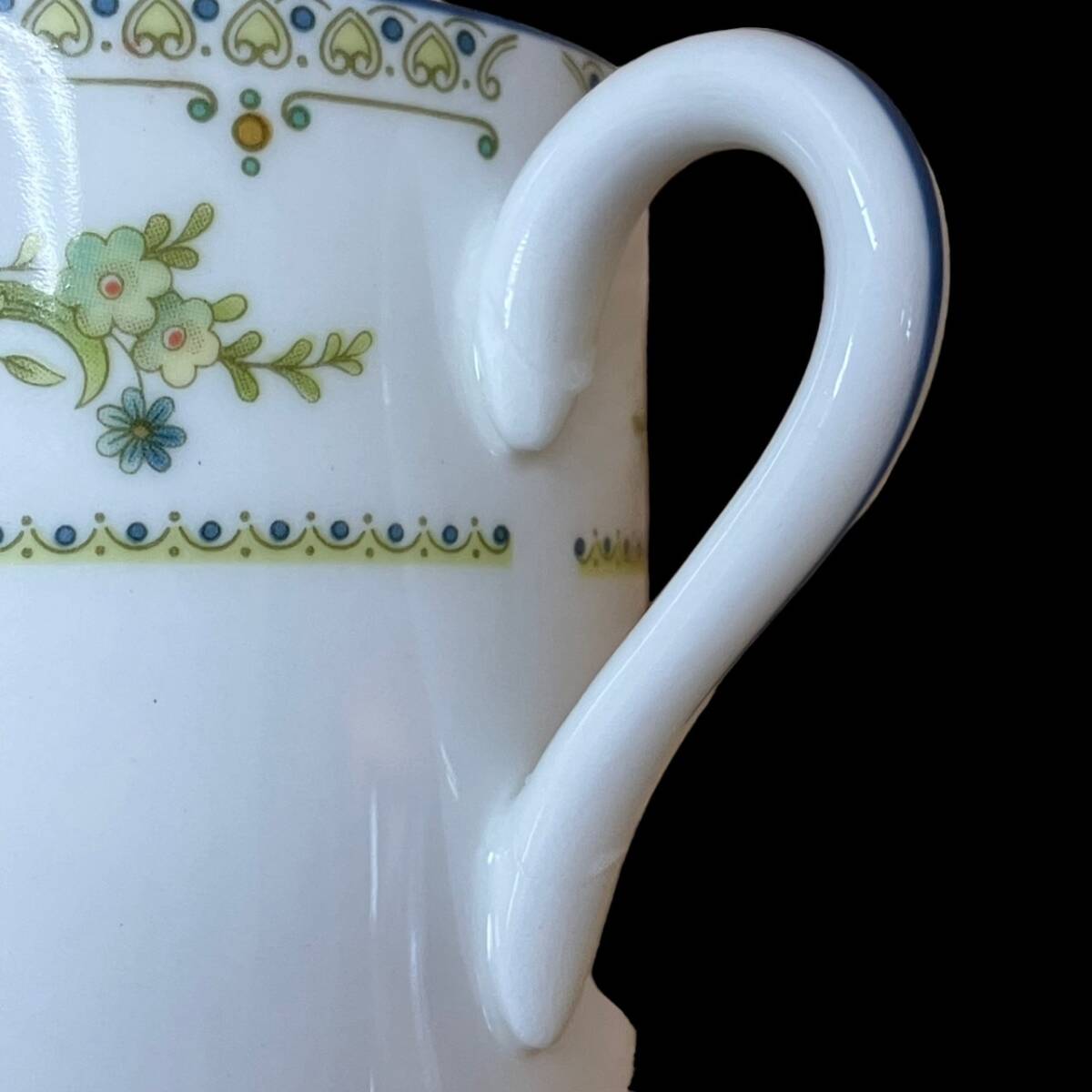 ★1円 Wedgwood ウェッジウッド ピーターシャム デミタス カップ&ソーサー 6客セット ケーキ皿 トリオの画像6