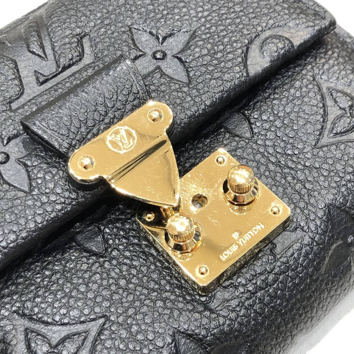 LOUIS VUITTON ルイヴィトン アンプラント ポルトフォイユ メティス コンパクト 財布 ブラック 箱付き M80880 RFIDの画像7